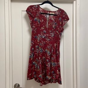 Denim & Supply ~ floral mini sun dress